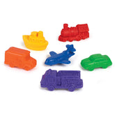Mini vehicule pentru numarat - set 72 buc